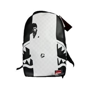 SPRAYGROUND Scarface Black White Shark BACKPACK 2025 Brand New rare